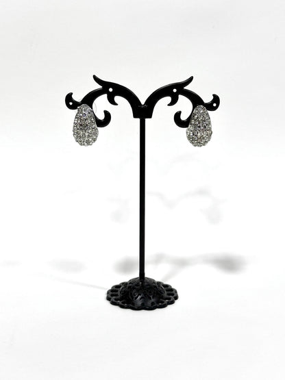 Aros Strass de fantasía #635 plateado