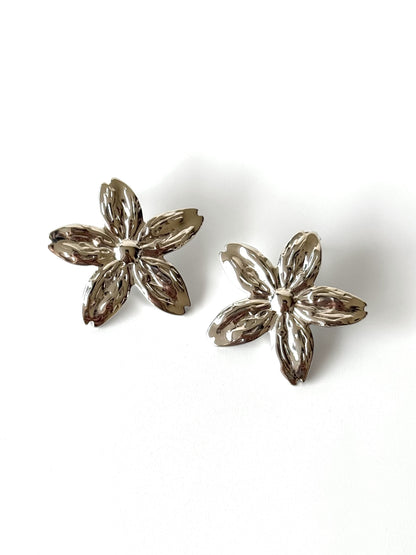 Aros de acero modelo #906 plateado