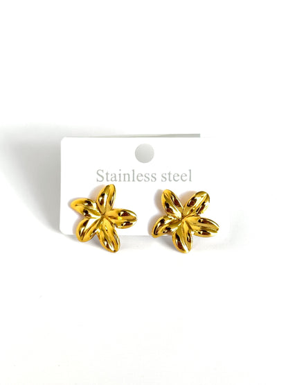 Aros de acero modelo #905 dorado