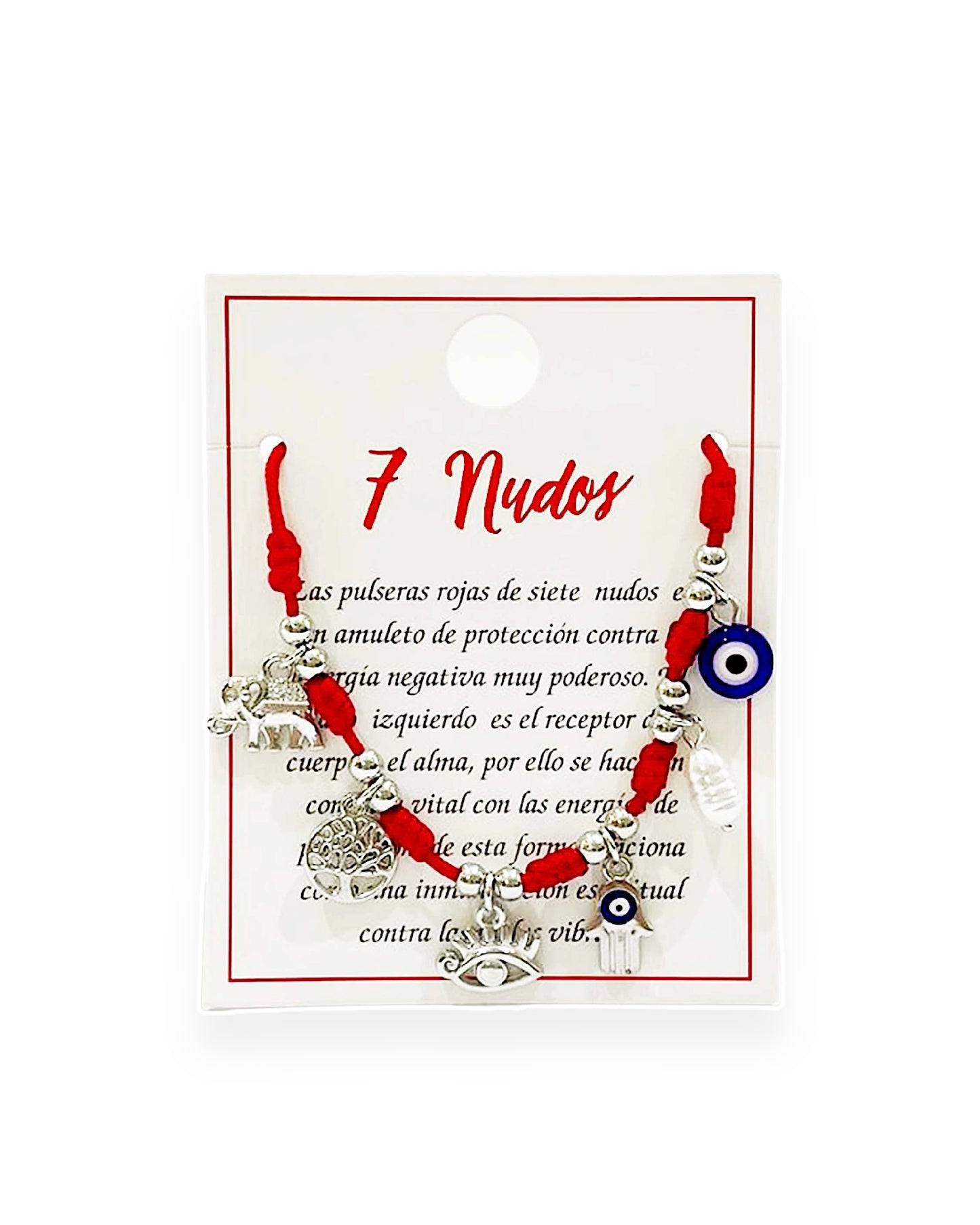Pulsera de 7 nudos