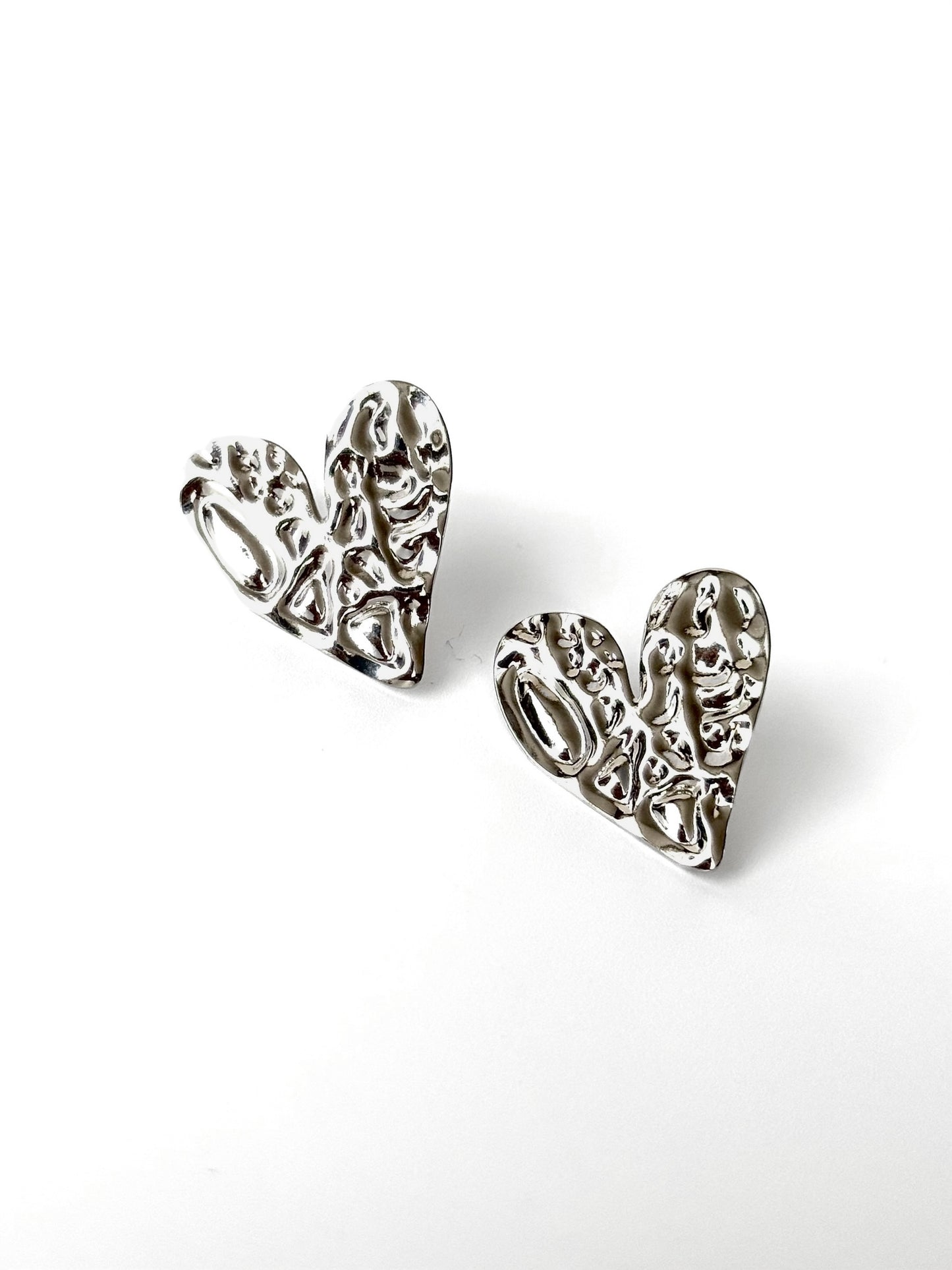 Aros de acero modelo #921 plateado