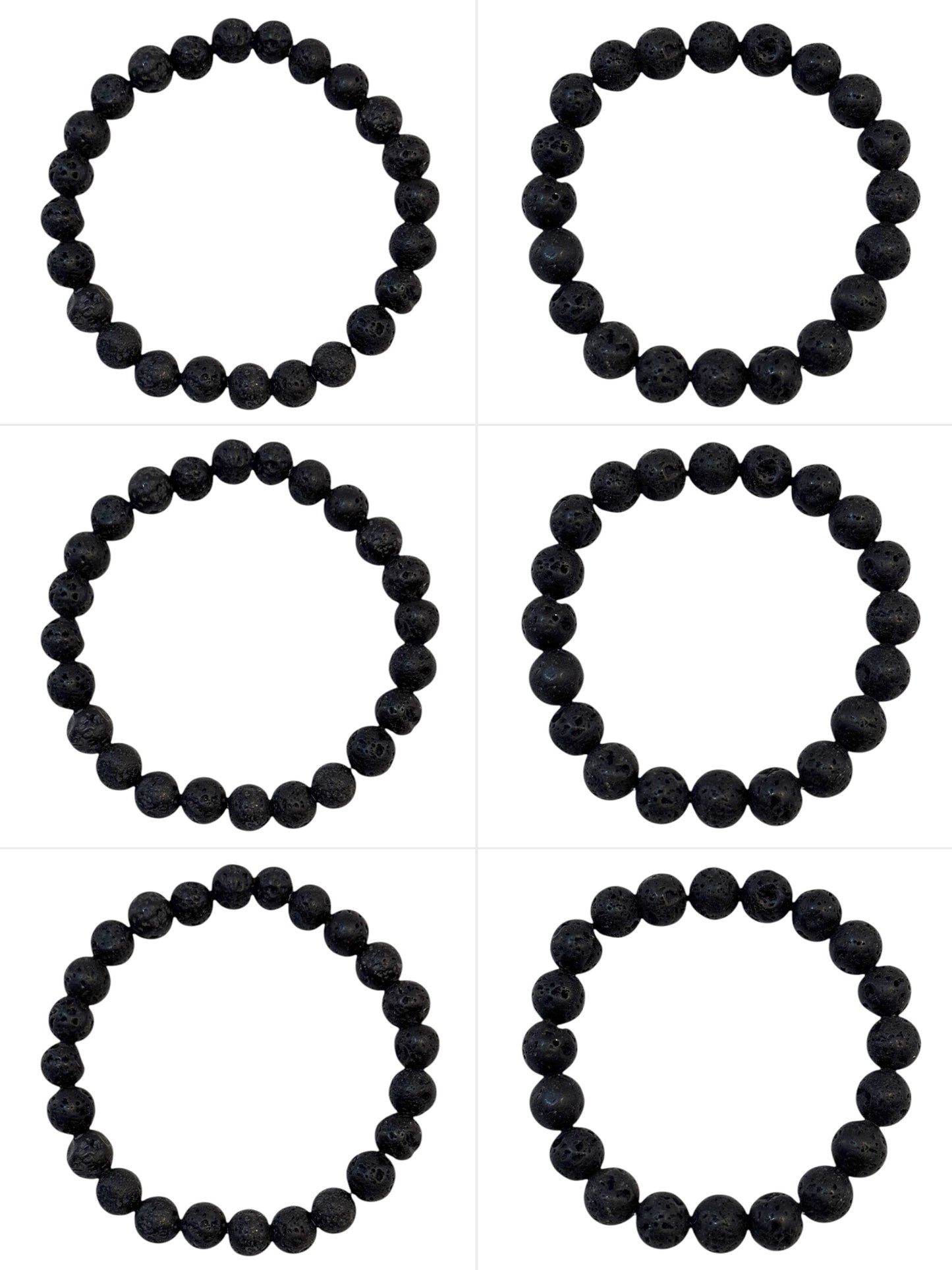 Pulsera Elasticada #Pulsera volcánica 2 grosor