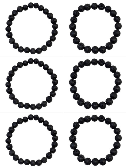 Pulsera Elasticada #Pulsera volcánica 2 grosor