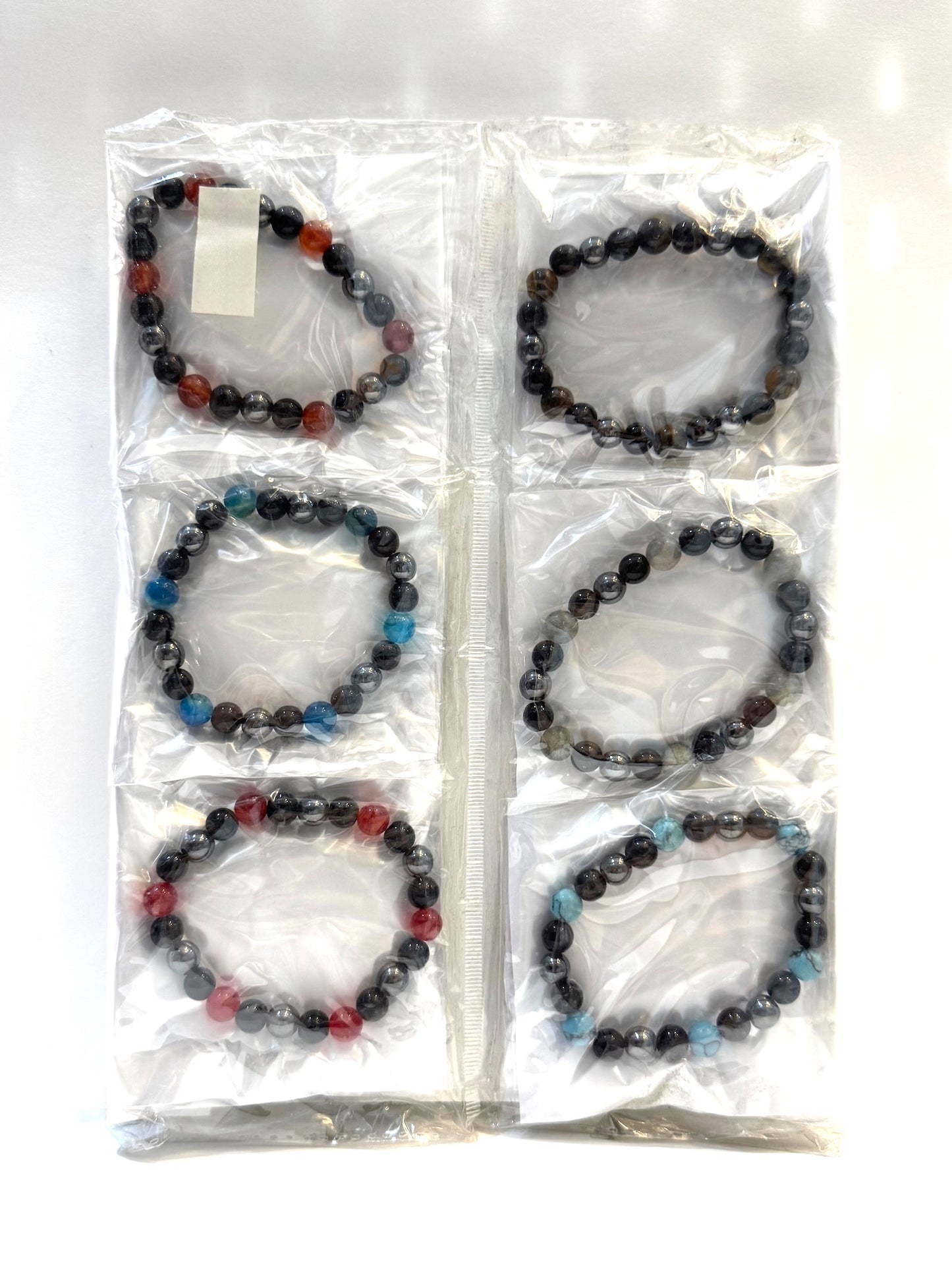 Pulsera Elasticada #Piedra Falsa 8mm