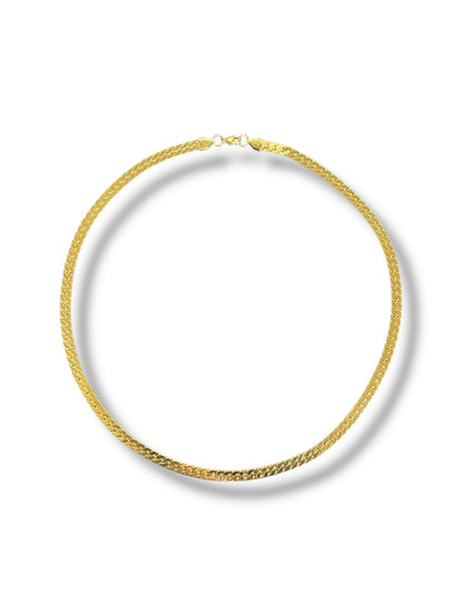 Cadena Piel de Serpiernte_Dorado 5mm B-5