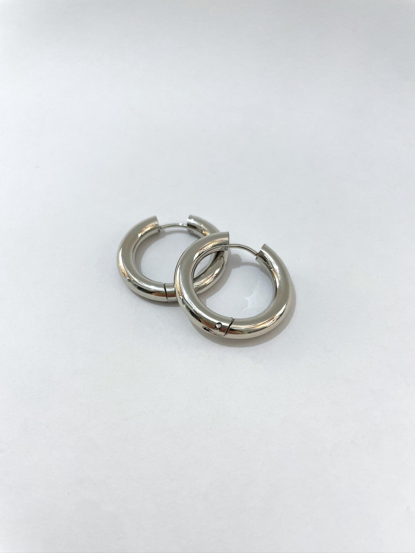 Argolla grueso plateado