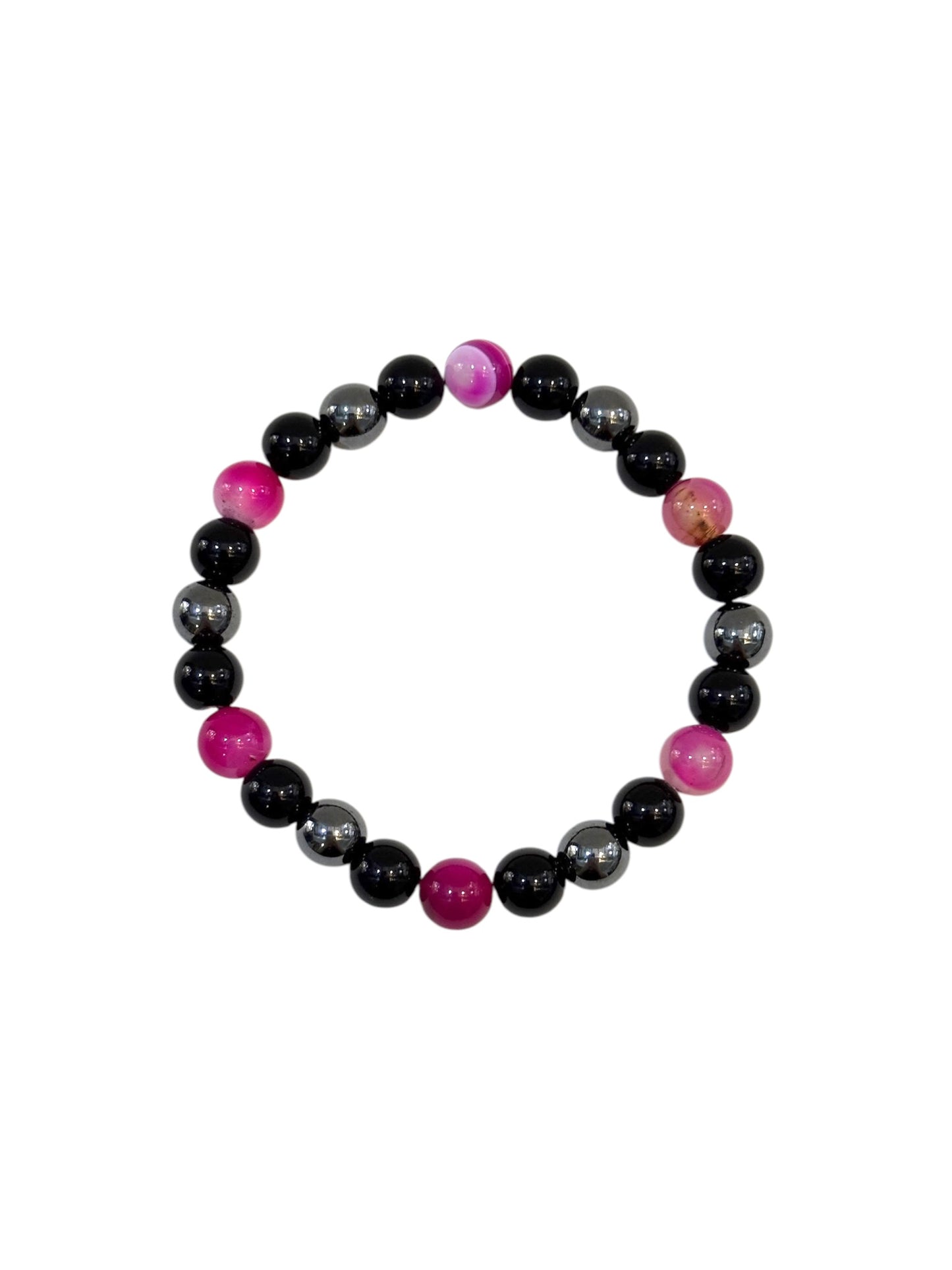Pulsera Elasticada #Piedra Falsa 6,5mm