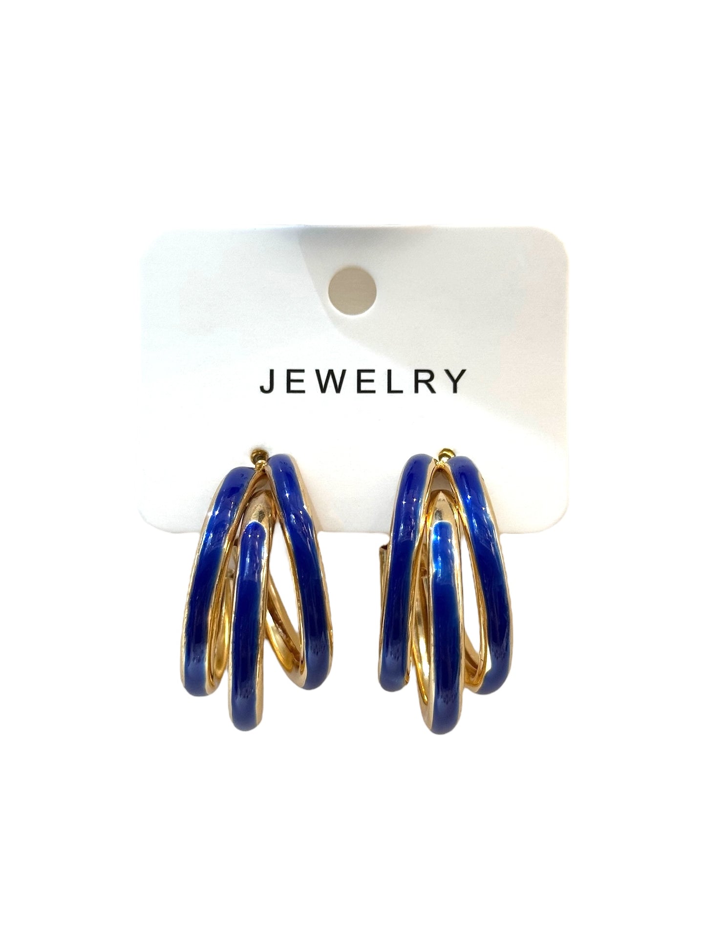 Aros en Docena #5 argolla multicolor grande