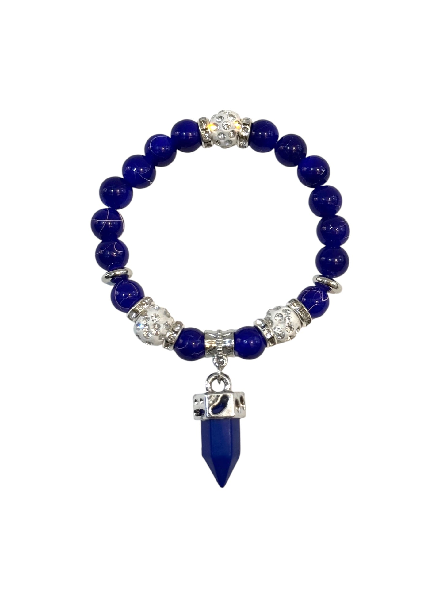 Pulsera Elasticada #Piedra con colgante
