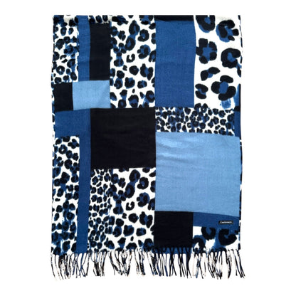 Bufanda Animal Print # Azul