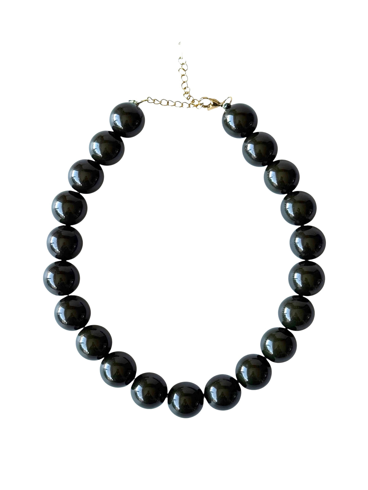 Collar Chicle 20mm #7 verde oscuro