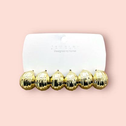 Oferta aros de fantasía #Dorado