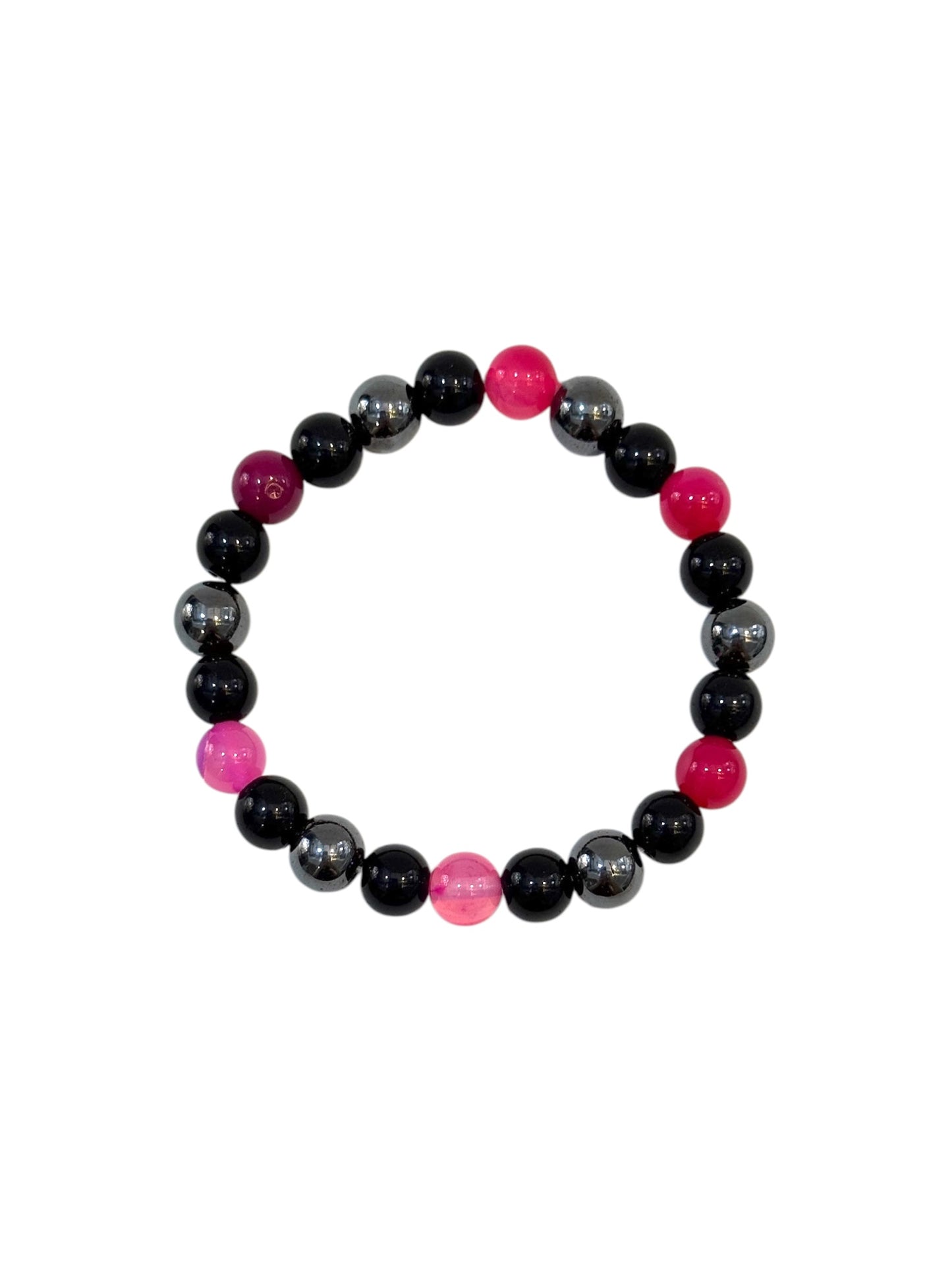 Pulsera Elasticada #Piedra Falsa 8mm