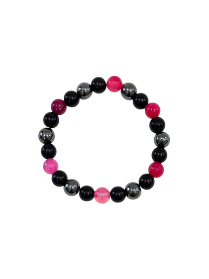 Pulsera Elasticada #Piedra Falsa 8mm