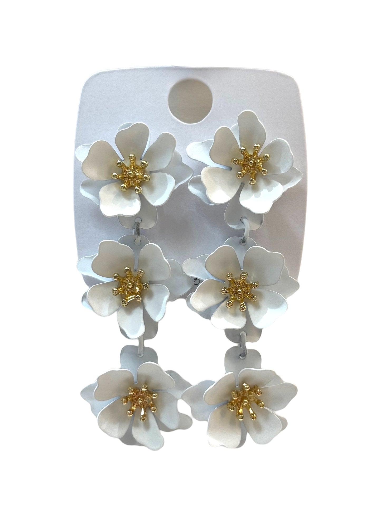 Aros en Docena #8 flores multicolor