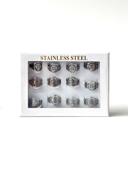 #51 ARGOLLA NUDO DE BRUJA #988 plateado