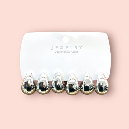 Oferta aros de fantasía #Plateado