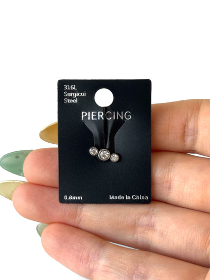 Piercing Acero_Recto #17 grande