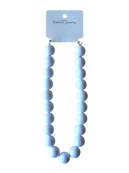Collar Chicle 20mm #8 blanco