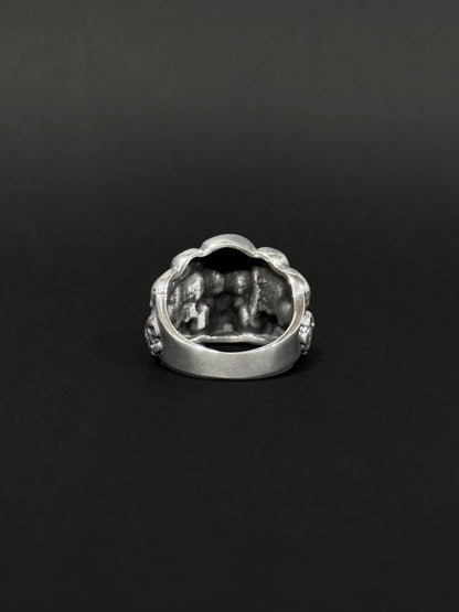 Anillo de hombre en acero vikingo #567