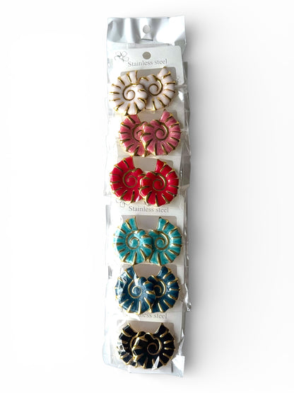 Aros de acero modelo #85610 (6 unidades)