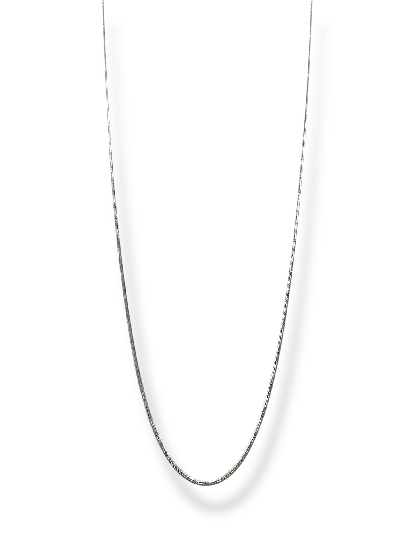 #E-7 Cadena de Serpiente Cinta_Plateado 2mm E-7
