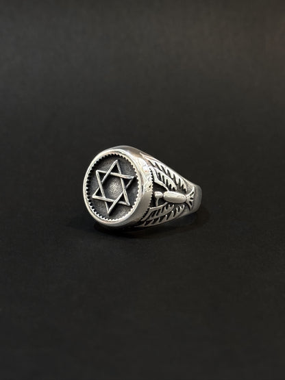 Anillo de hombre en acero vikingo #794