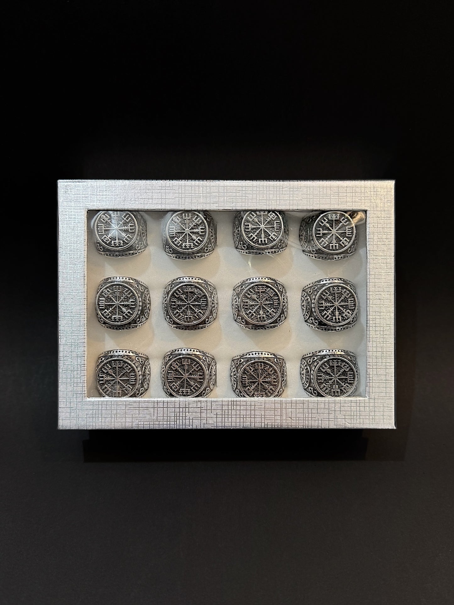 Anillo de hombre en acero vikingo #793