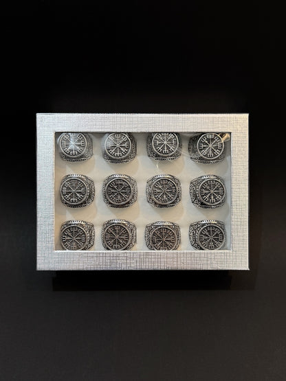 Anillo de hombre en acero vikingo #793