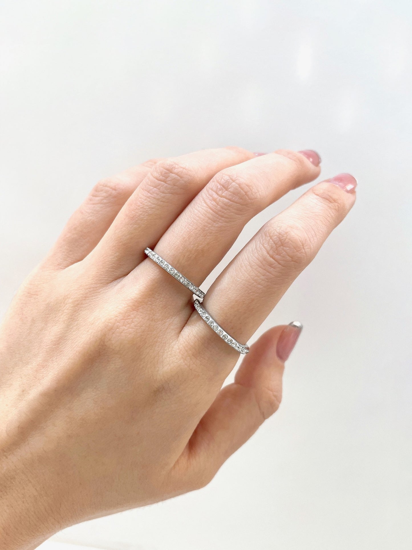 #41 ARGOLLA STRASS LISO P