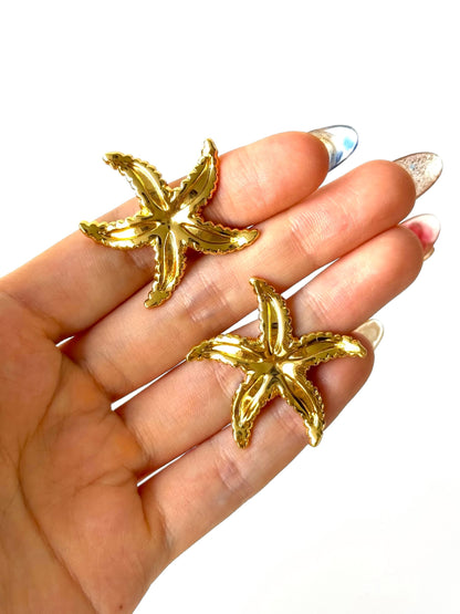 Aros de acero modelo #903 dorado