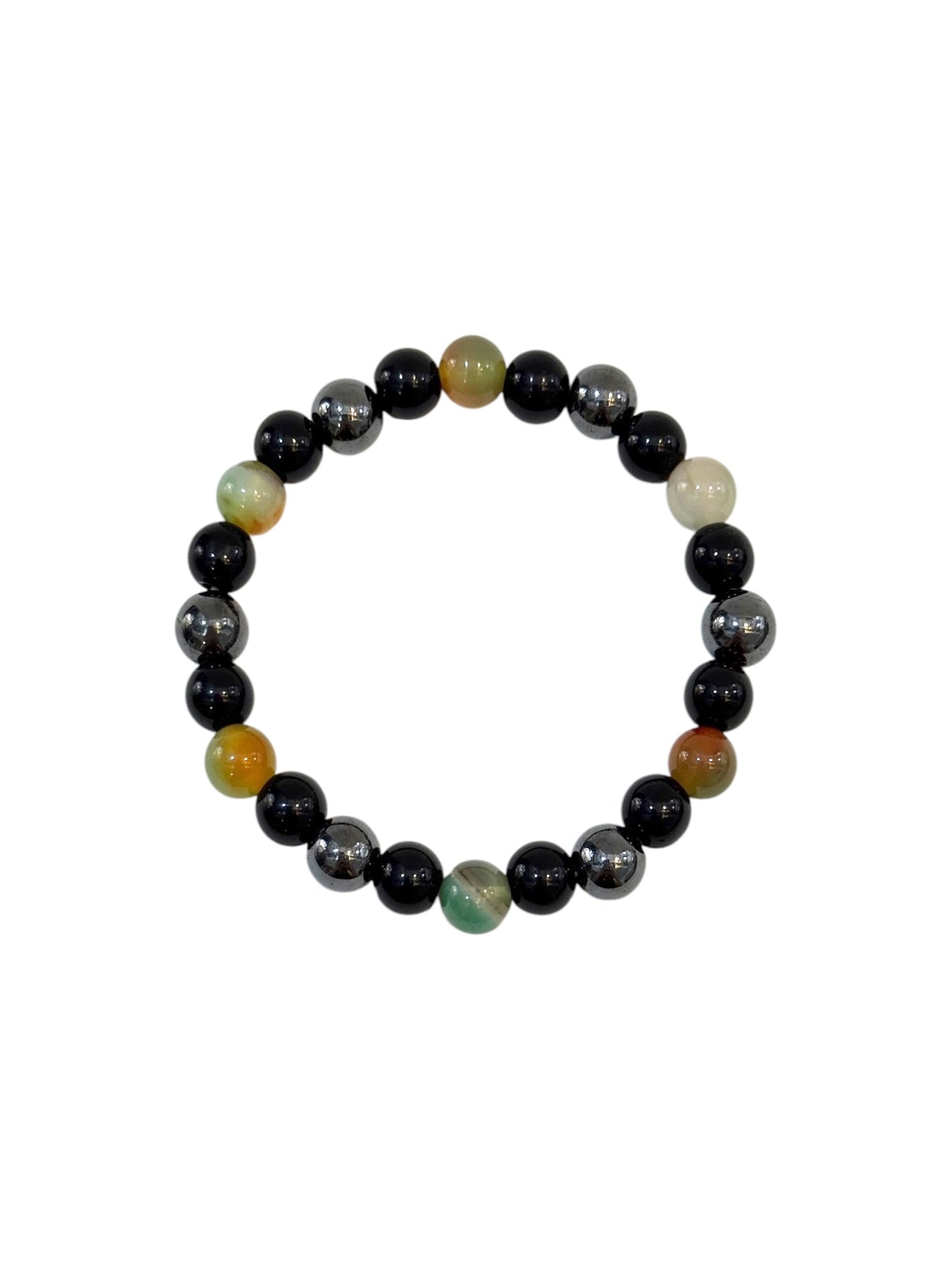 Pulsera Elasticada #Piedra Falsa 8mm