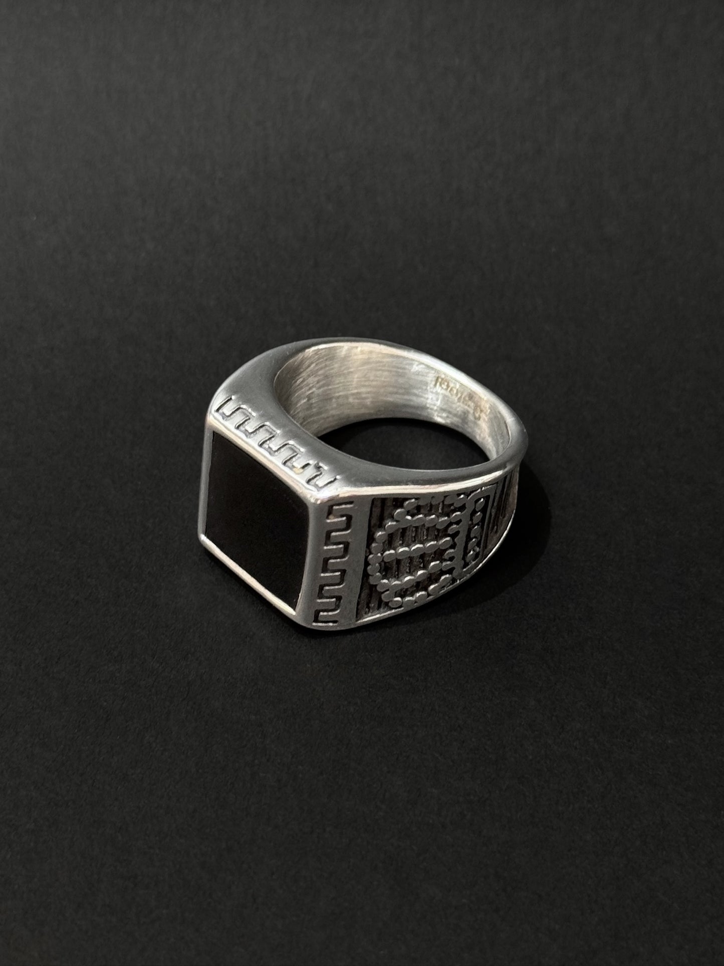 Anillo de hombre en acero vikingo #789