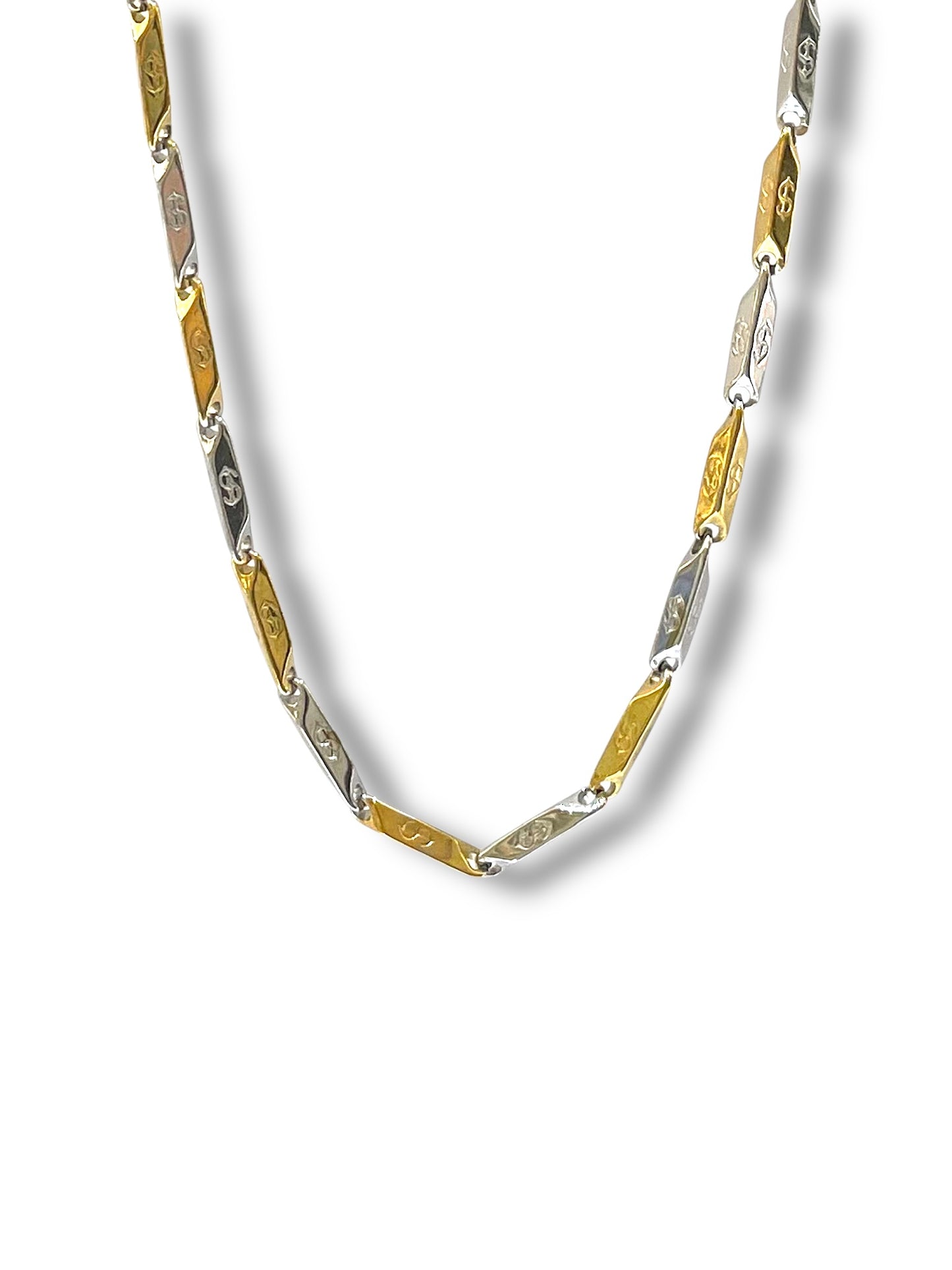 #Apd $ Collar Hip Hop_Plateado&Dorado $ A-6