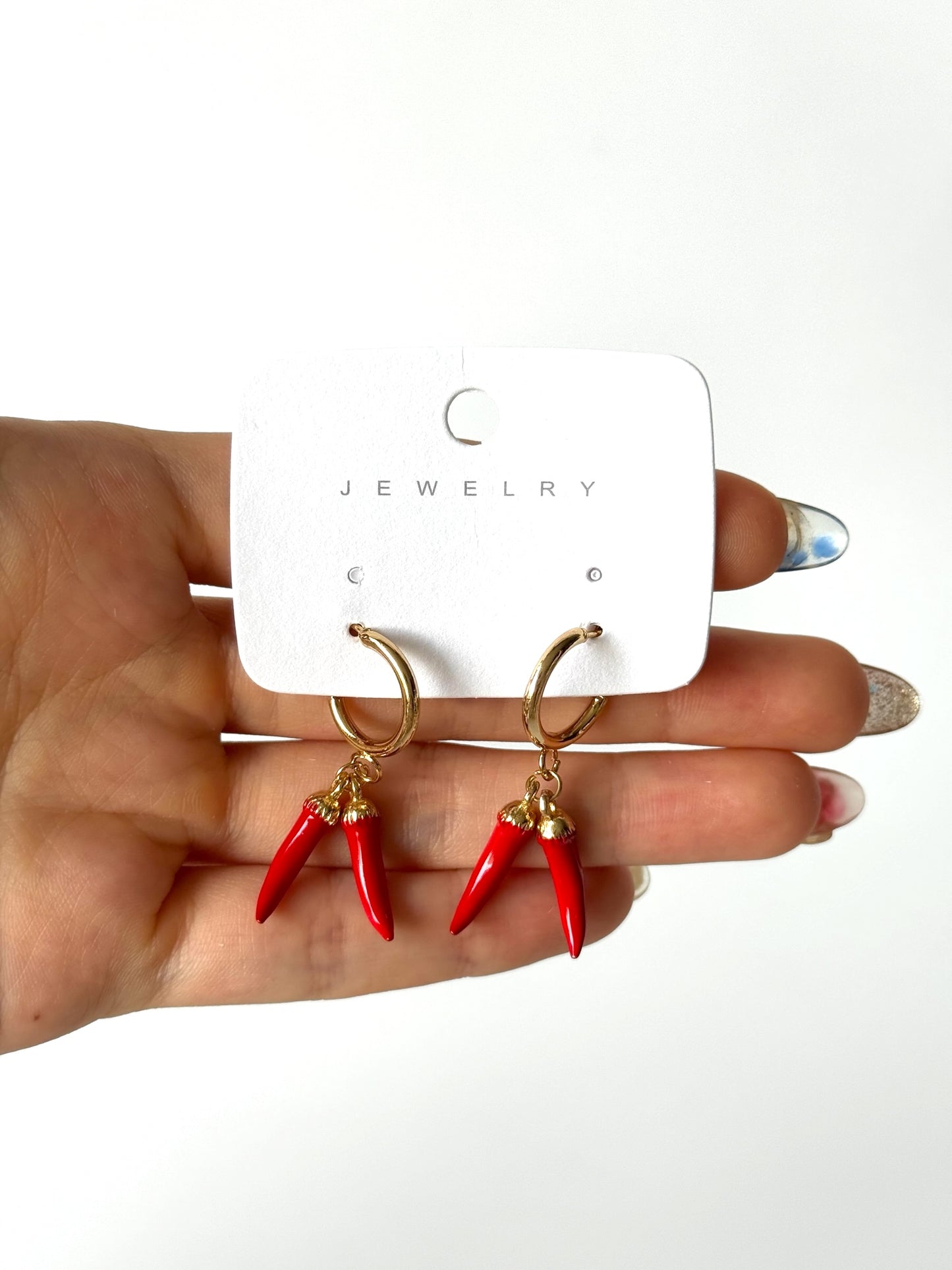 Aros de fantasía ají #1008 dorado