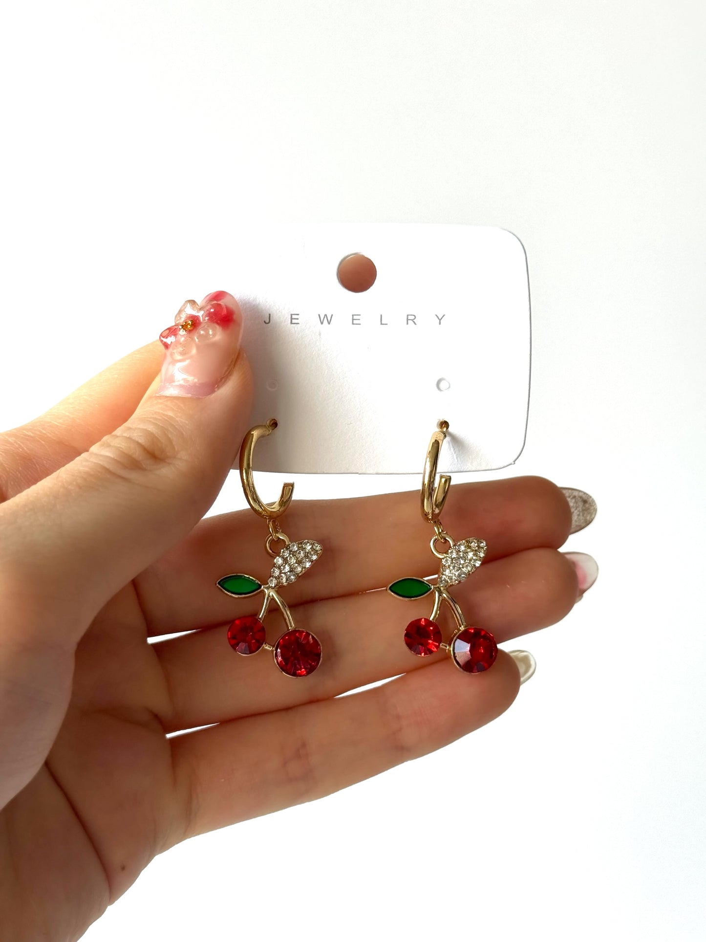 Aros de fantasía cherry #1003 dorado