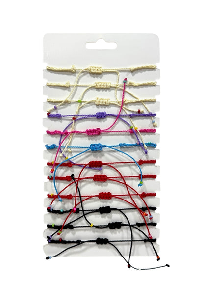 Pulsera de hilo trenzado multicolor 2