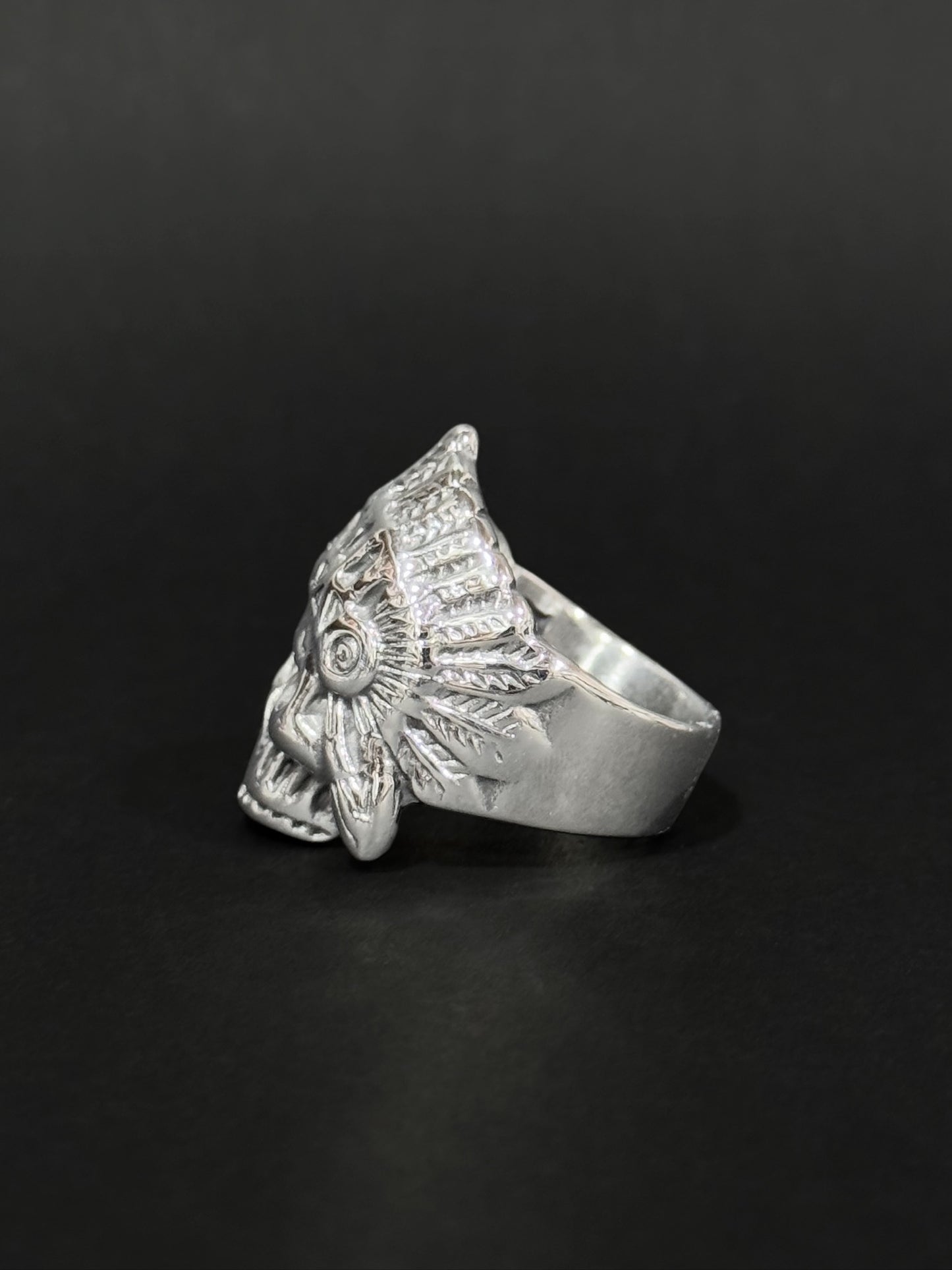 Anillo de hombre en acero vikingo #511