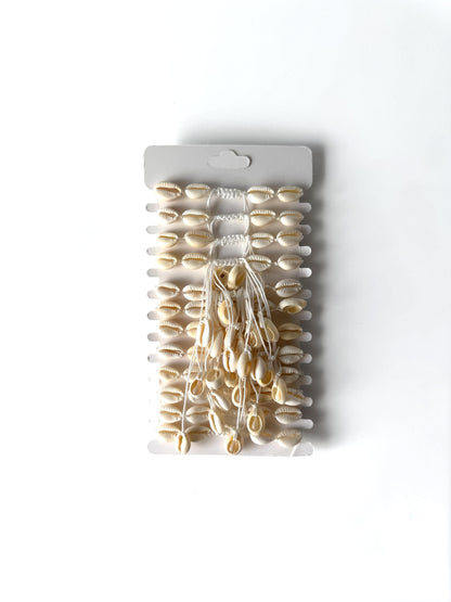 Pulsera de concha_blanca docena