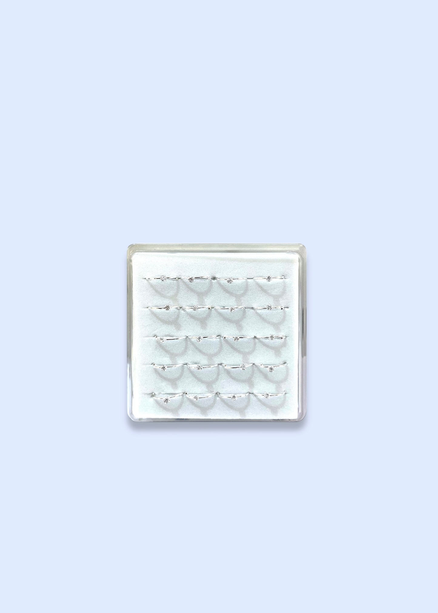 Plata 925_Argolla de nariz con punto de luz