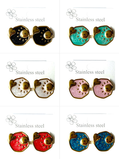 Aros de acero modelo #848 (6 unidades)