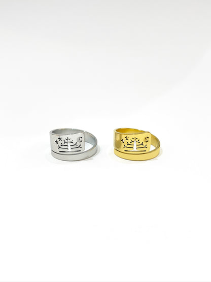 #18 ARGOLLA TIPO ARBOL Y LUNA D