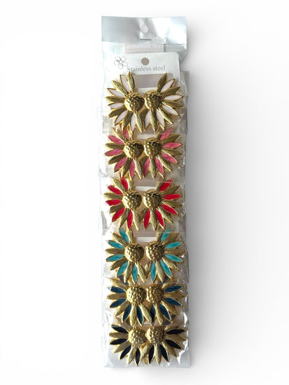 Aros de acero modelo #85615 (6 unidades)