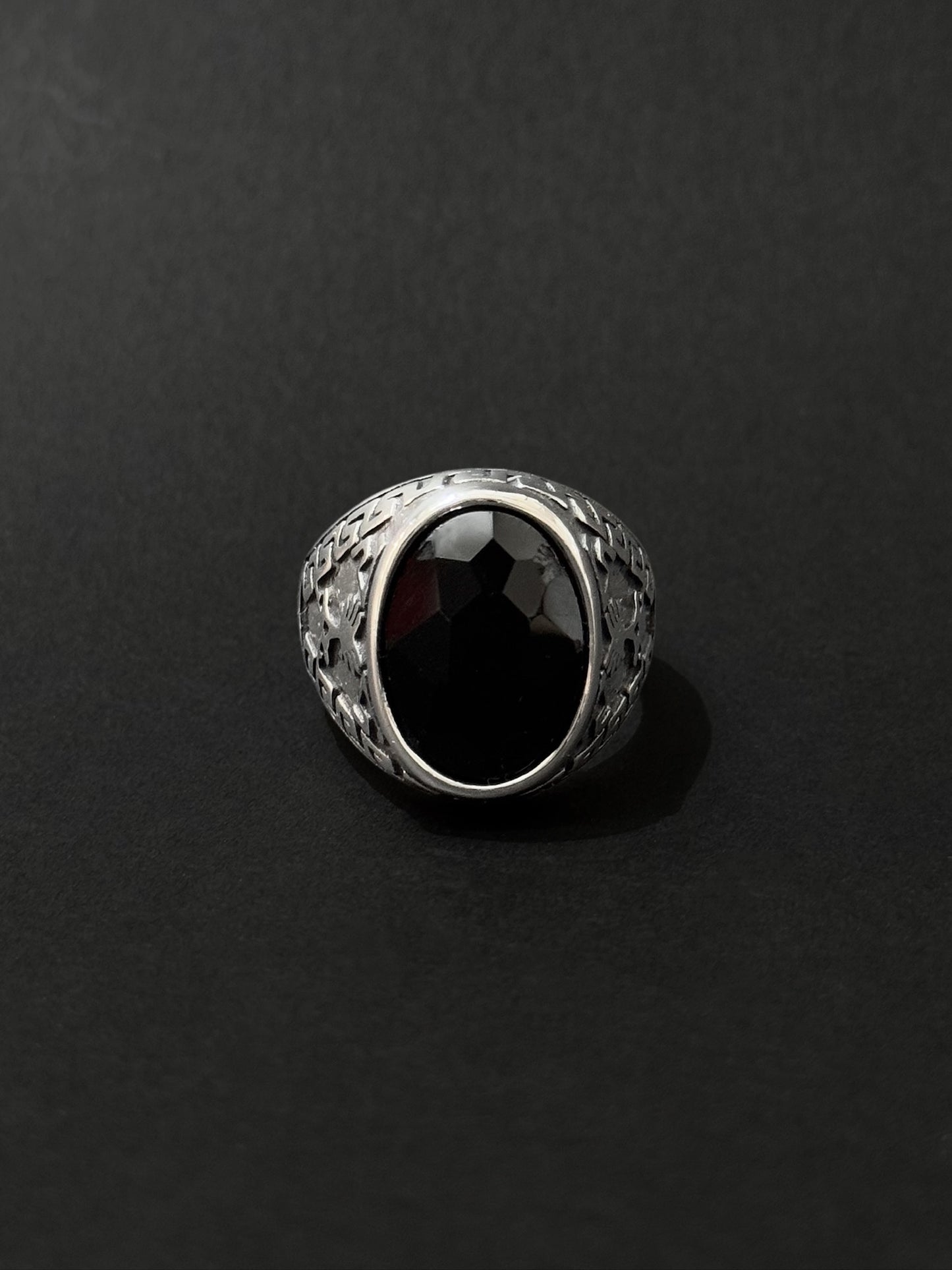 Anillo de hombre en acero vikingo #788 (Docena)
