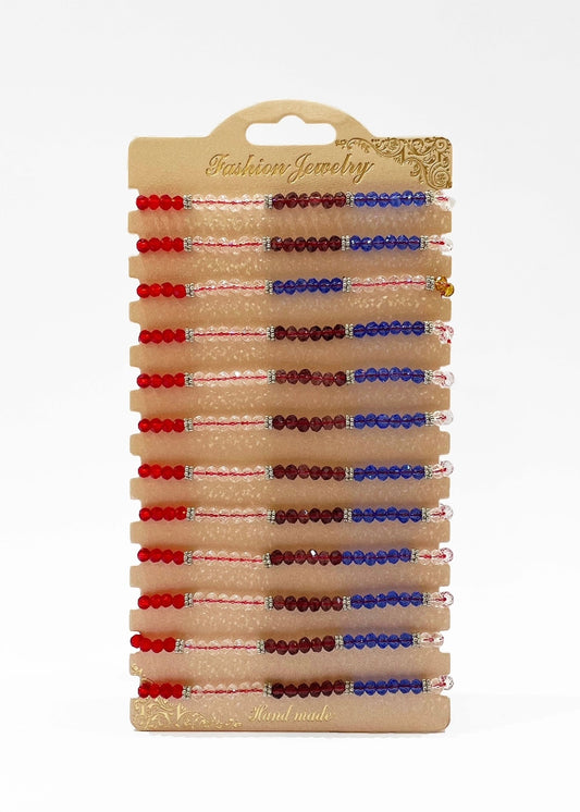 Pulsera de mostacillas de cristales