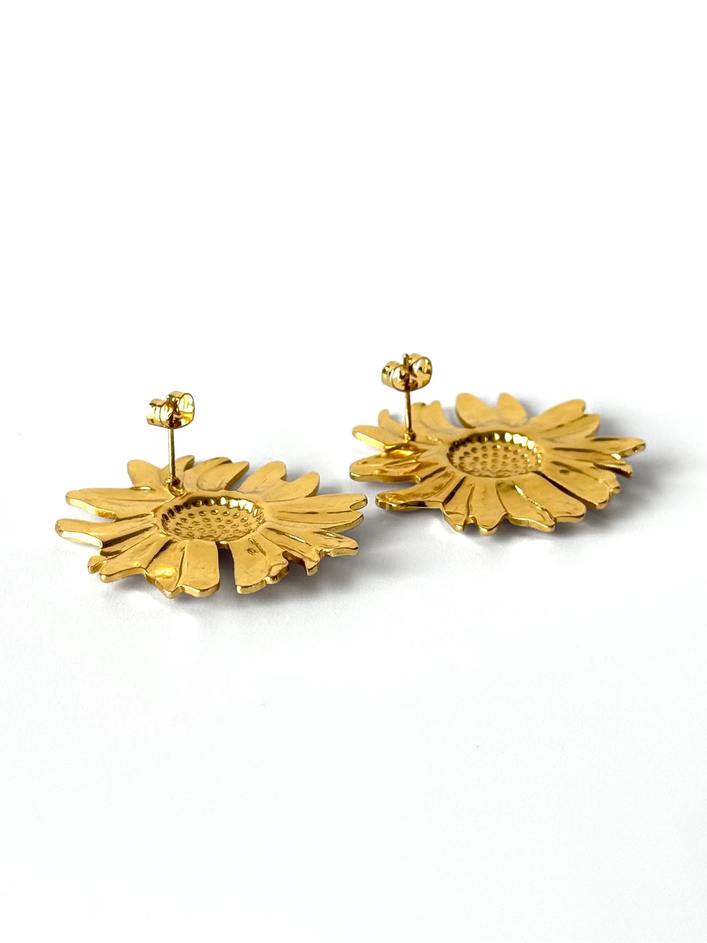 Aros de acero modelo #919 dorado