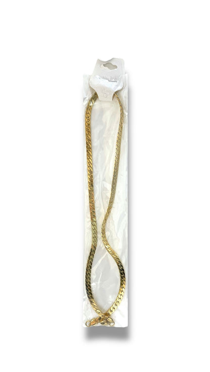 Cadena Piel de Serpiernte_Dorado 6mm B-4