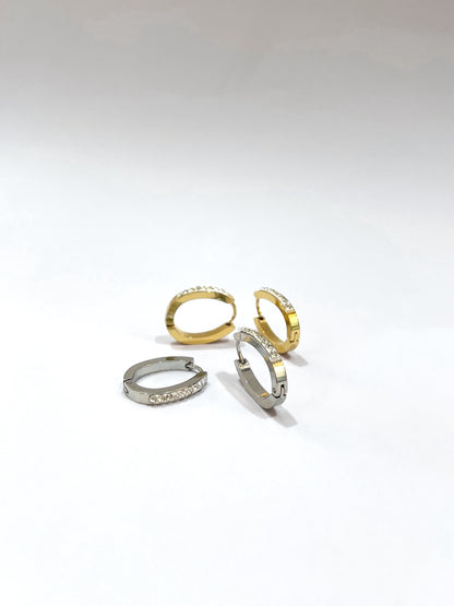 Argolla ovalado con Strass