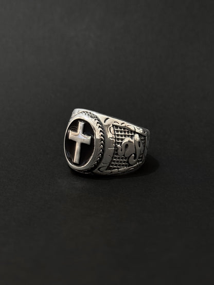 Anillo de hombre en acero vikingo #787