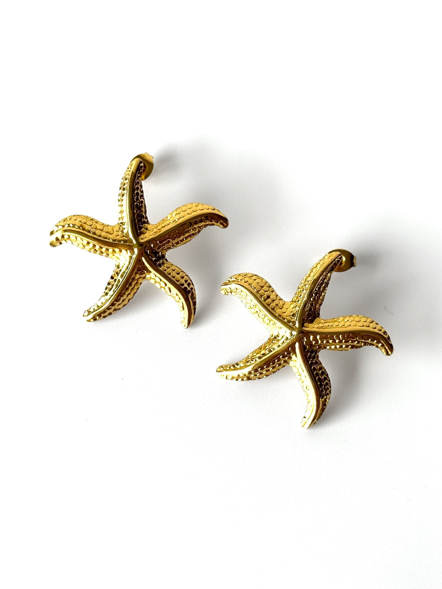 Aros de acero modelo #909 dorado